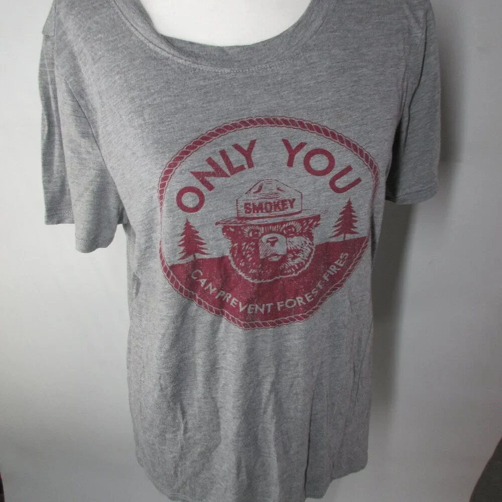 Smokey the Bear Only You Can Prevent Forest Fires T-Shirt Size XL - Picture 4 of 8